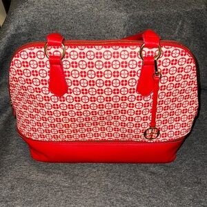 Beautiful Iman Red Patterned Women's Bag / Handbag / Purse